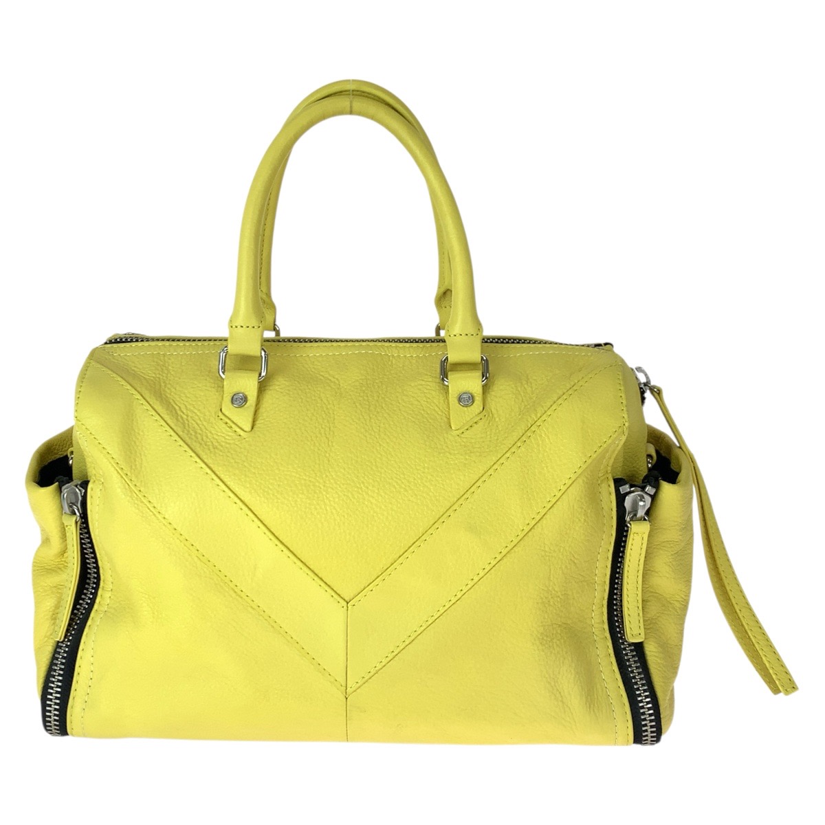 DIESEL Le Zipper 2way Shoulder Bag Tote Bag Yellow Black