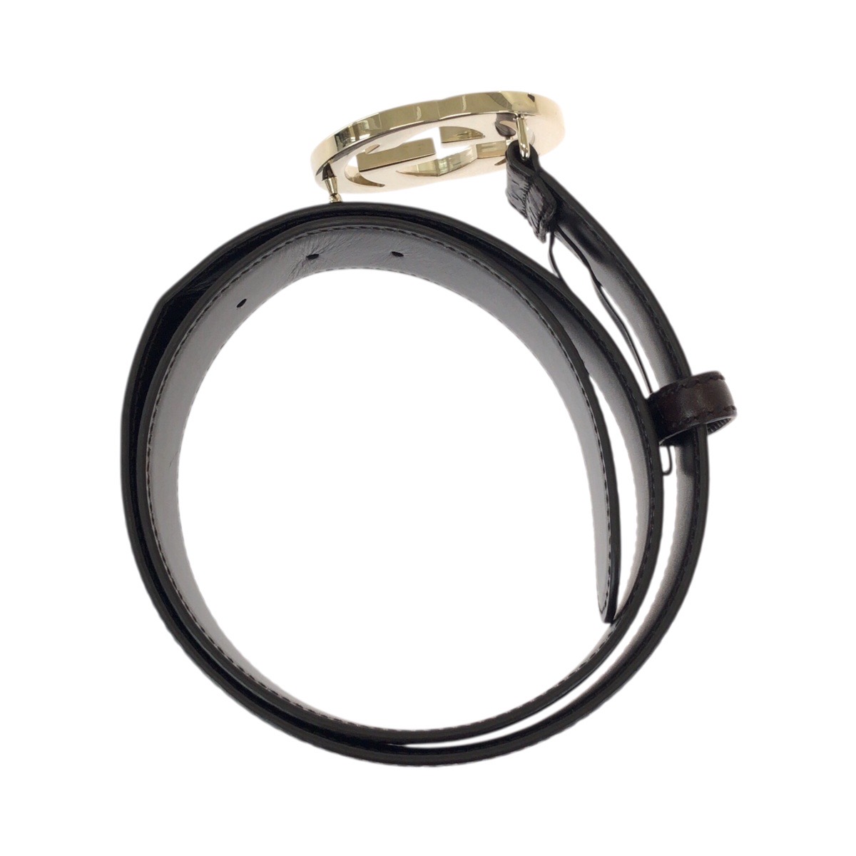 GUCCI Gucci Shima interlocking GG pattern 114876 Belts brown gold