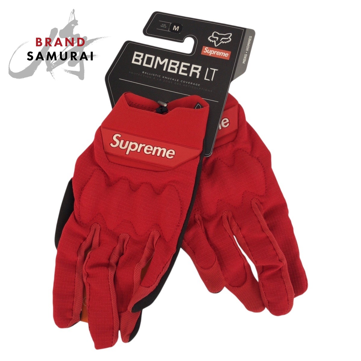 Supreme Fox Racing Racing Bomber LT Gloves gloves Red Black Nylon
