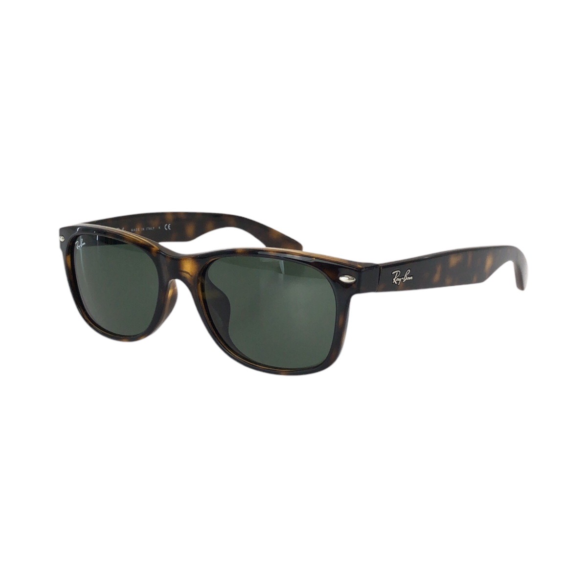 小物 Ray-Ban New Wayfarer RB2132-F 902L Ray-Ban NEW WAYFARER CLASSIC RB2132-F 902L Sunglasses Brown Green