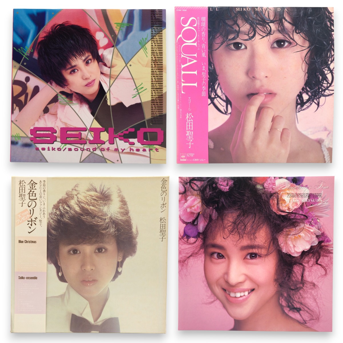 【SEIKO MATSUDA PH0TO】 Seiko Matsuda Sound Of My Heart LP Authentic Seiko Matsuda