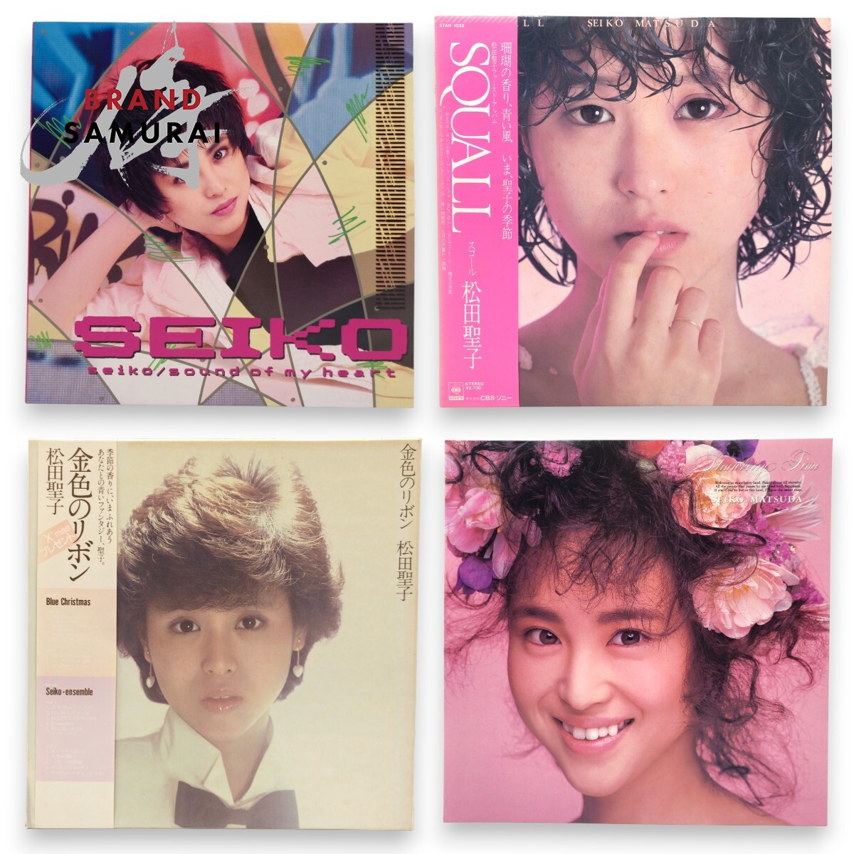 【SEIKO MATSUDA PH0TO】 Seiko Matsuda Sound Of My Heart LP Authentic Seiko Matsuda