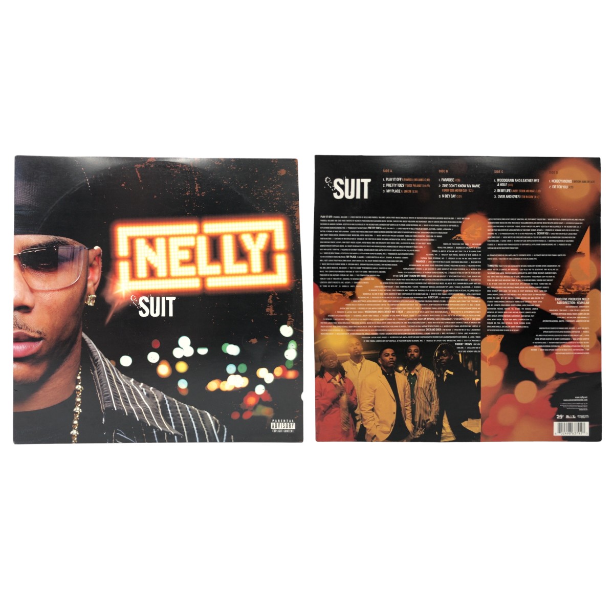 NELLY Sweat SUIT NELLY Records 6 sheets set HIPHOP Records 6