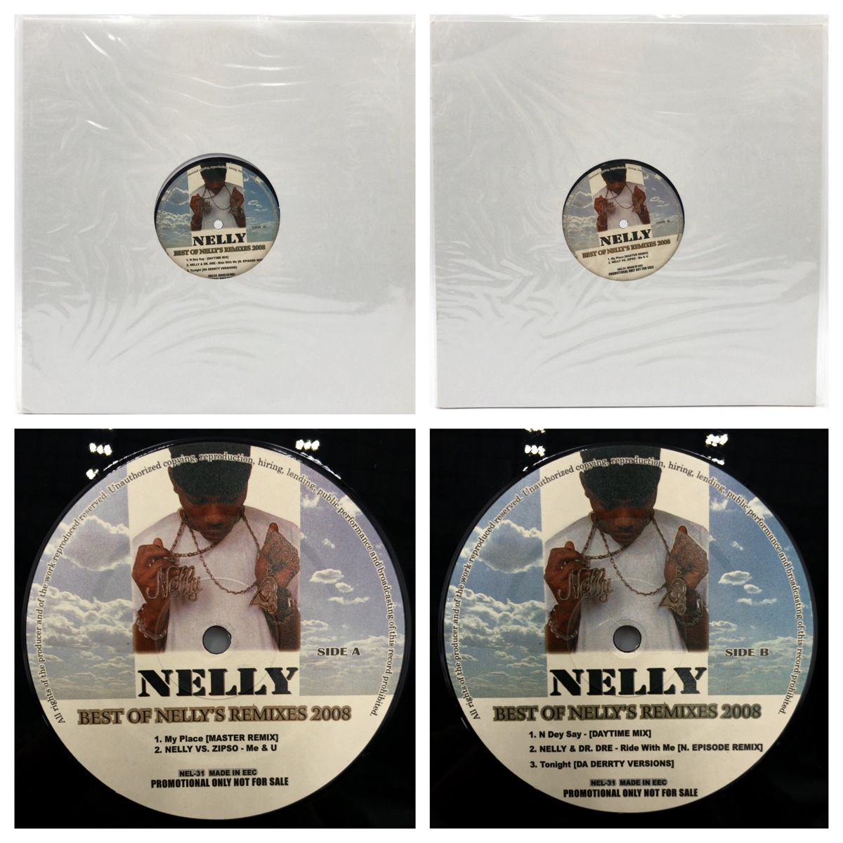 NELLY Sweat SUIT NELLY Records 6 sheets set HIPHOP Records 6