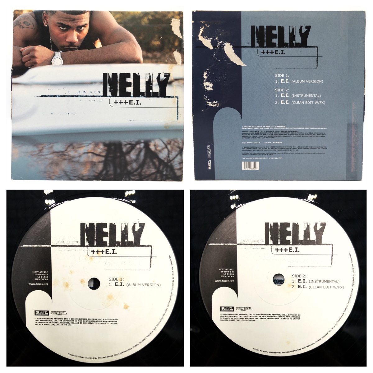 NELLY Sweat SUIT NELLY Records 6 sheets set HIPHOP Records 6