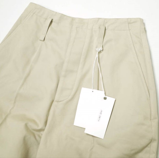 パンツ JANESMITH TUCK PANTS 36 JANE SMITH 20SS CLASSIC BUCKLE BUCK PANTS 36 BEIGE high