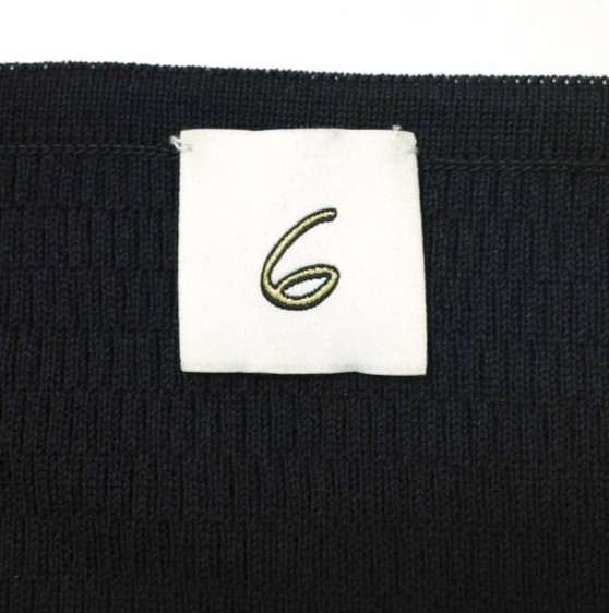 BEAUTY&amp;YOUTH UNITED ARROWS - ＜6(ROKU)＞BACK STITCH PULLOVER 6 ROKU BEAUTY&YOUTH UNITED ARROWS WOOL RIB V NECK PULLOVER