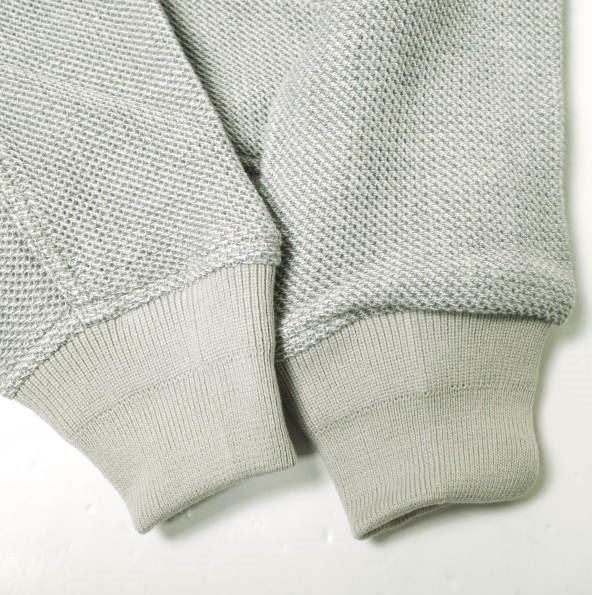 e JEANS Japan HONEYCOMB ZIP HOODIE e903-003 S Gray Sweat