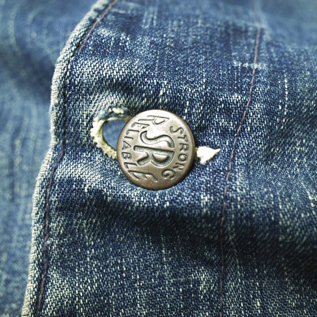 STRONG RELIABLE 40s 2-pocket denim coverall war model