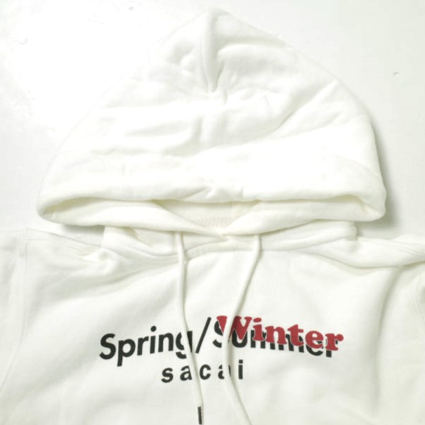 sacai 19SS Japan Spring Winter Sweat Hoodie side zip