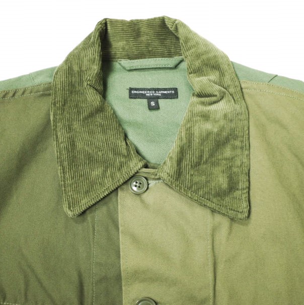 Engineered Garments x BEAMS PLUS Camp Jacket S Olive