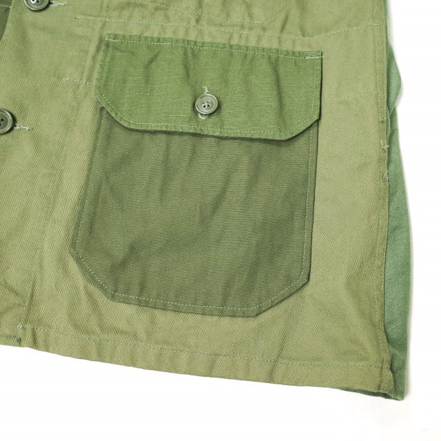 Engineered Garments x BEAMS PLUS Camp Jacket S Olive
