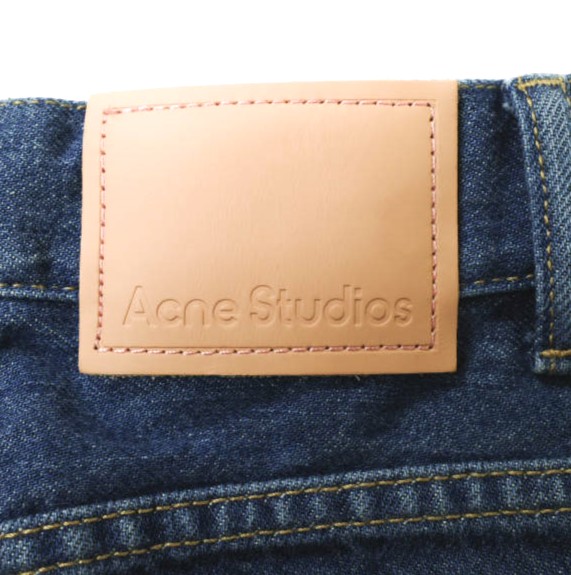 Acne Studios Italy 1993 Dark Blue Trash 5 pocket denim pants
