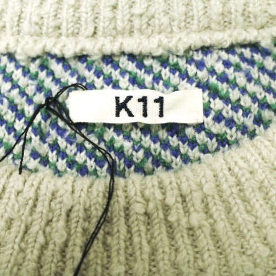 新品 KHOKI 24AW Intarsia-knit jumper 2 KHOKI 24AW Intarsia-knit jumper Jacquard Flower Knit 24fw-k