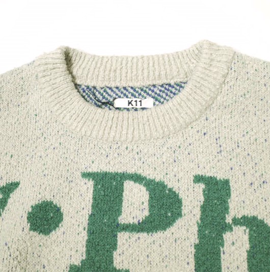 トップス khoki intarsia knit jumper KHOKI 24AW Intarsia-knit jumper Jacquard Flower Knit 24fw-k