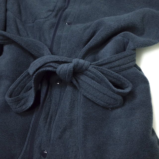 Porter Classic Japan FLEECE GOWN COAT L NAVY outer | eBay