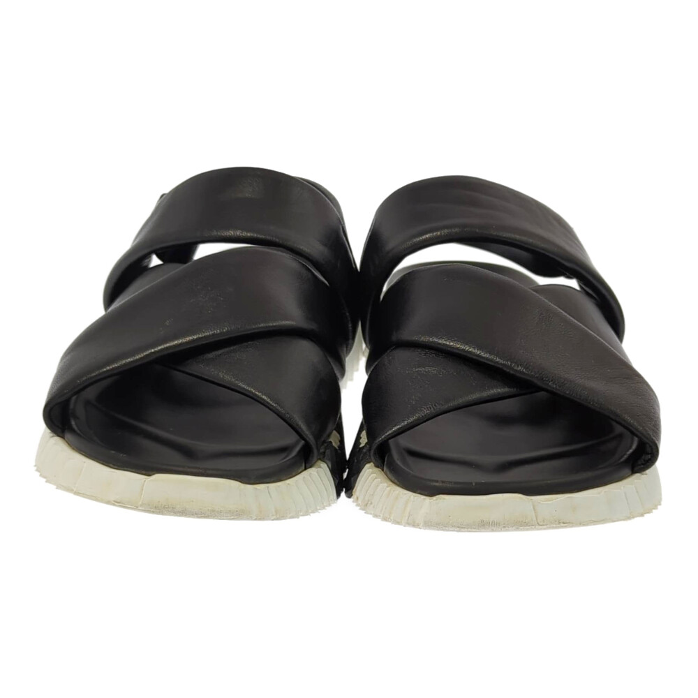 HERMES Electric H Logo Leather Strap Sandals Shoes/CN222160Z