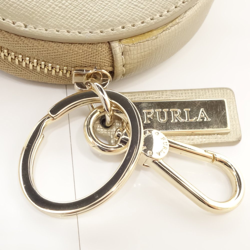 レザーキーリング/キーホルダーMERCURY KEYRING GOLDFISH☆FURLA Furla Bag Charm with key ring Leather Coin case /083467 | eBay