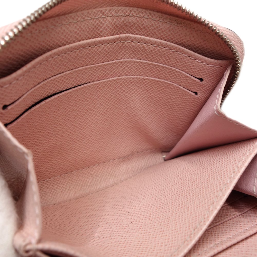 LOUIS VUITTON Epi Zippy Coin purse M63723 LV Stories Rose Ballerine/083763