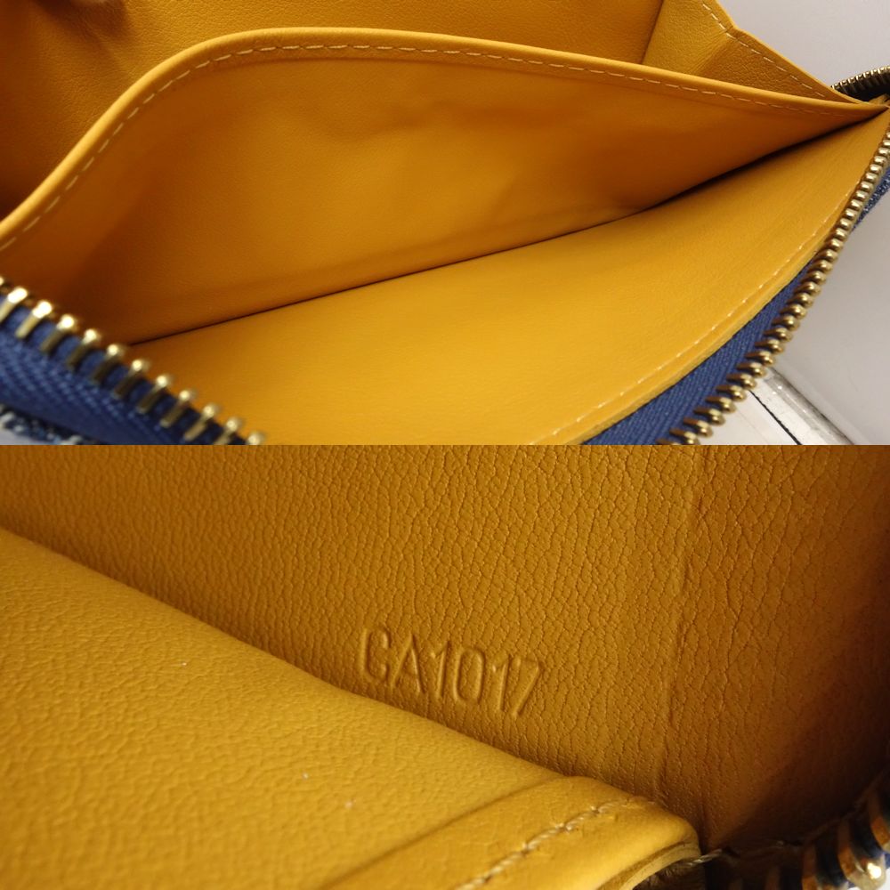 LOUIS VUITTON Zippy wallet Monogram denim M95341 Blue/180694 | eBay