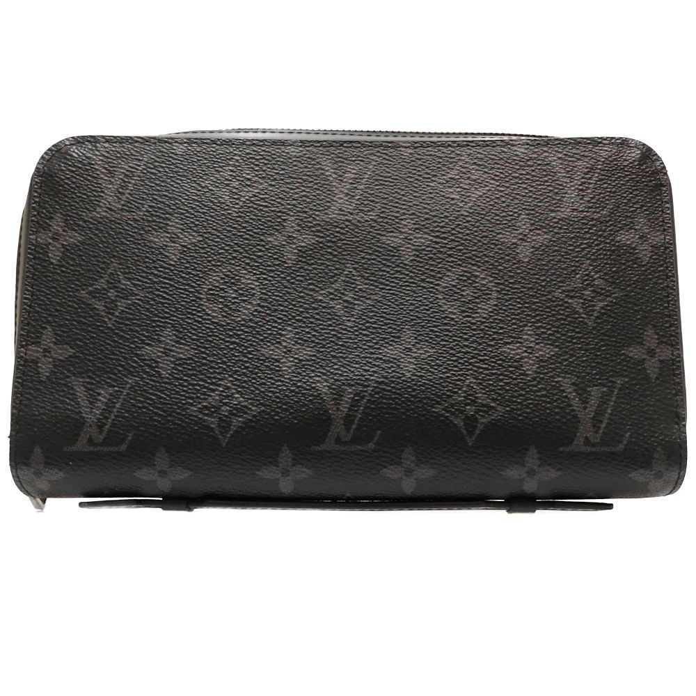 LOUIS VUITTON Purse Zippy XL Monogram Eclipse M61698 Noir LOUIS VUITTON Purse Zippy XL Monogram Eclipse M61698 Noir