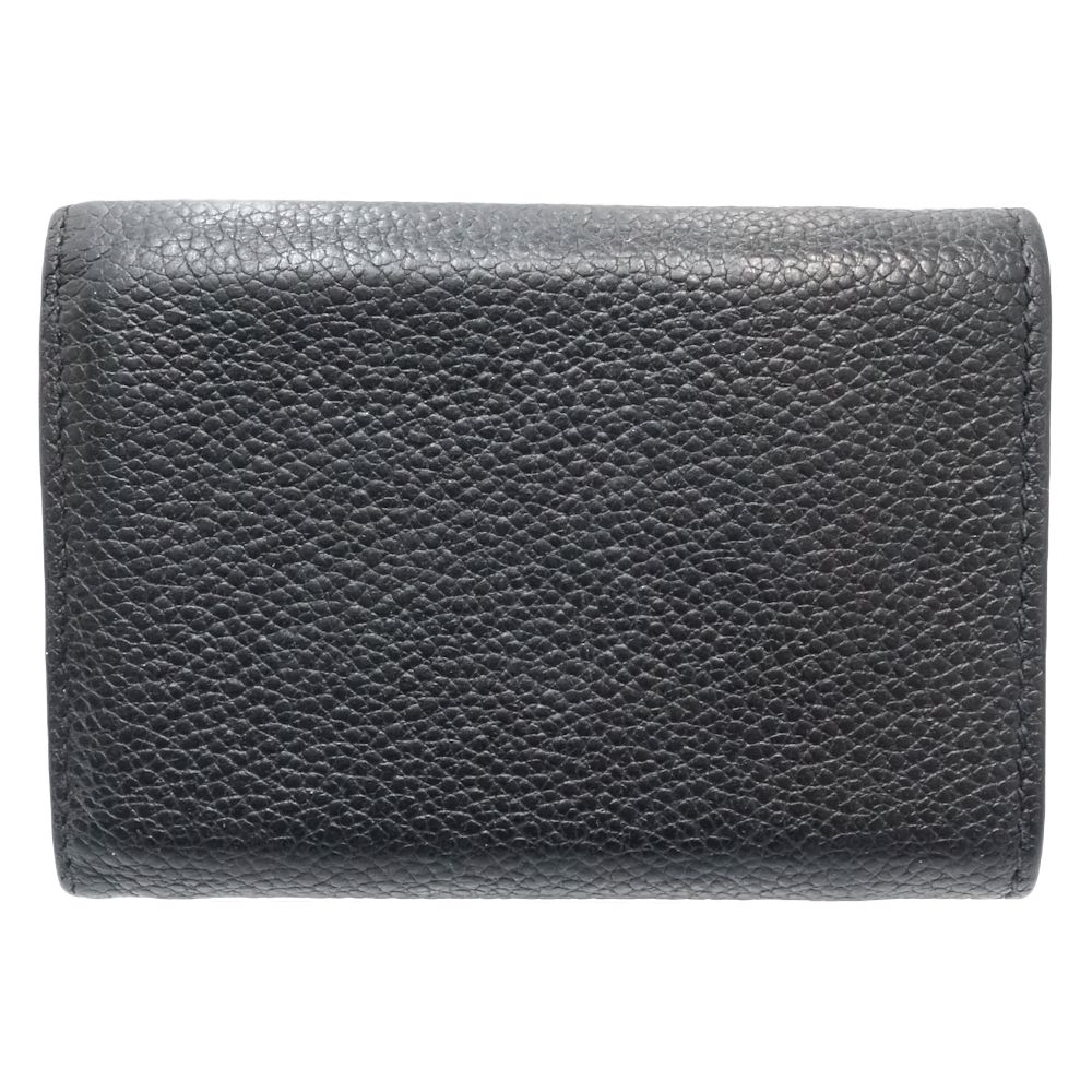 折りたたみ財布 SAINT LAURENT TINY ORIGAMI WALLET Tiny origami wallet in quilted grained leather | Saint