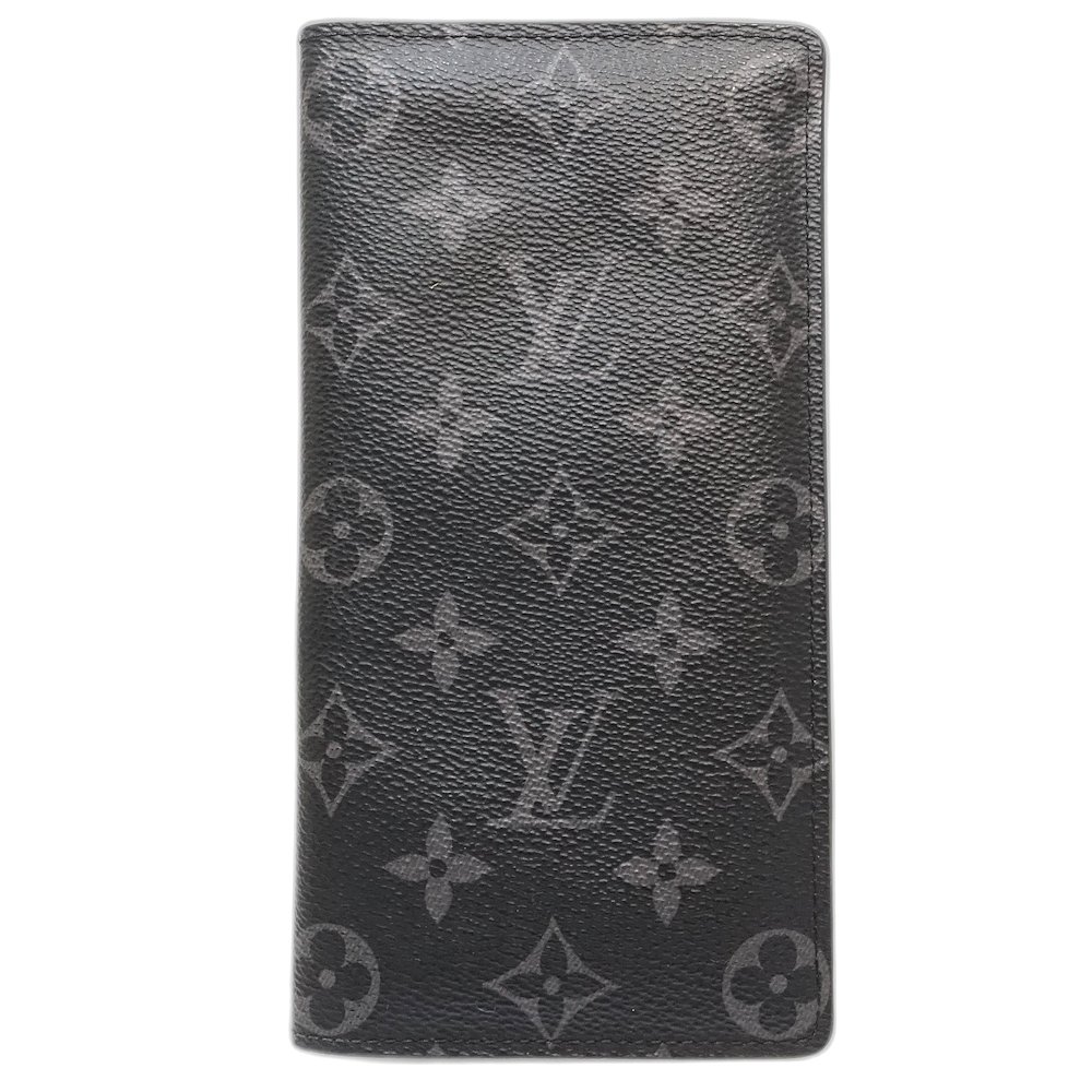 LOUIS VUITTON Purse Portefeiulle Brazza Monogram Eclipse M61697