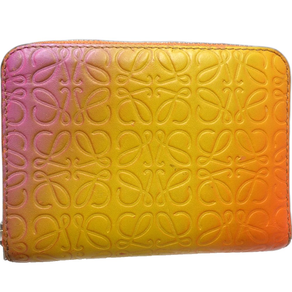 LOEWE レザー ケース LOEWE 黒 レザー フラグメントケース