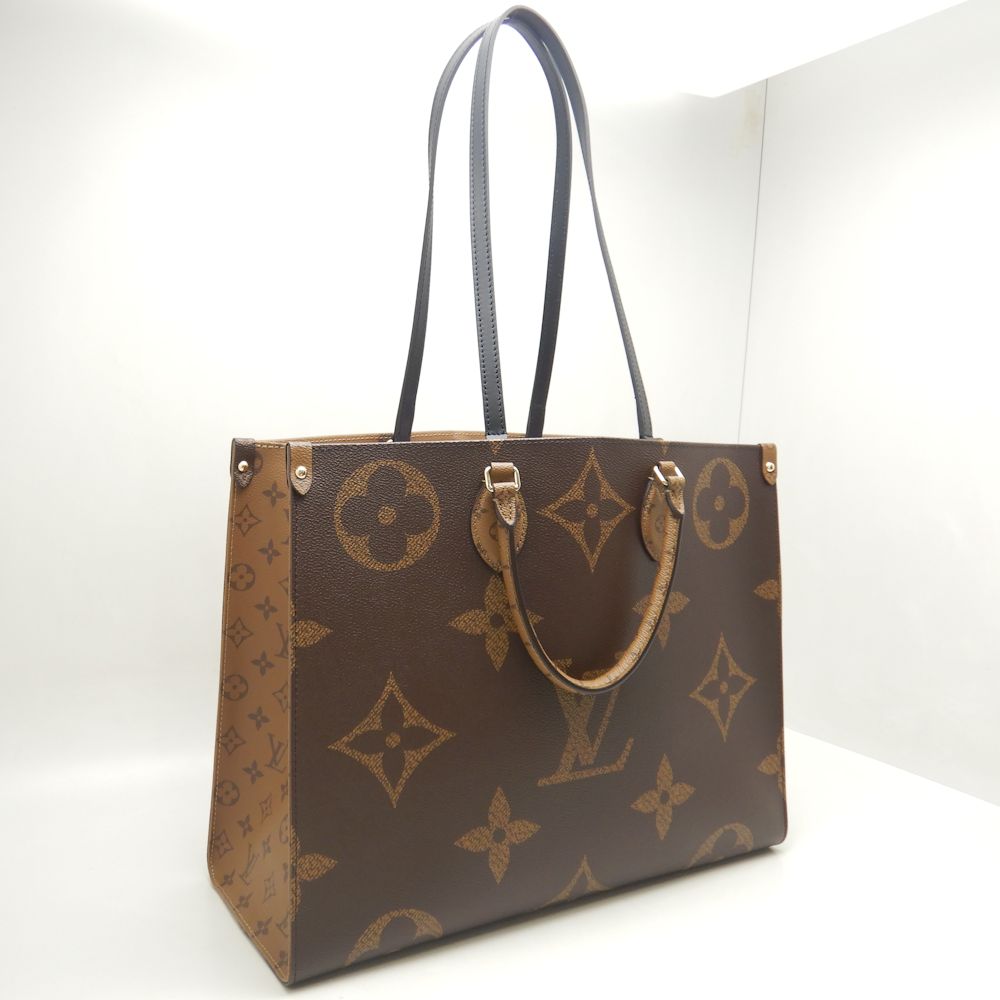 S+級[Louis Vuitton]M45320ジャイアントキャンバス TOTE BAG LOUIS VUITTON On the Go GM Monogram Giant Reverse Shoulder
