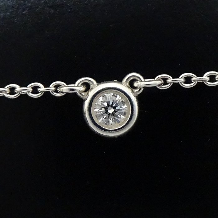 アクセサリー Tiffany TIFFANY&Co. By the yard Silver925 Necklace Diamond Elsa