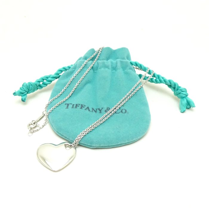 TIFFANY&Co. Heart Silver925 Necklace /292838 | eBay