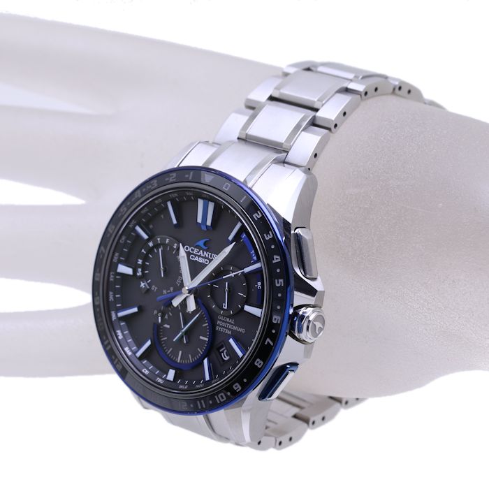 CASIO Oceanus OCW-G1200-1AJF GPS Solar 6N02FB G21A319F 105.3