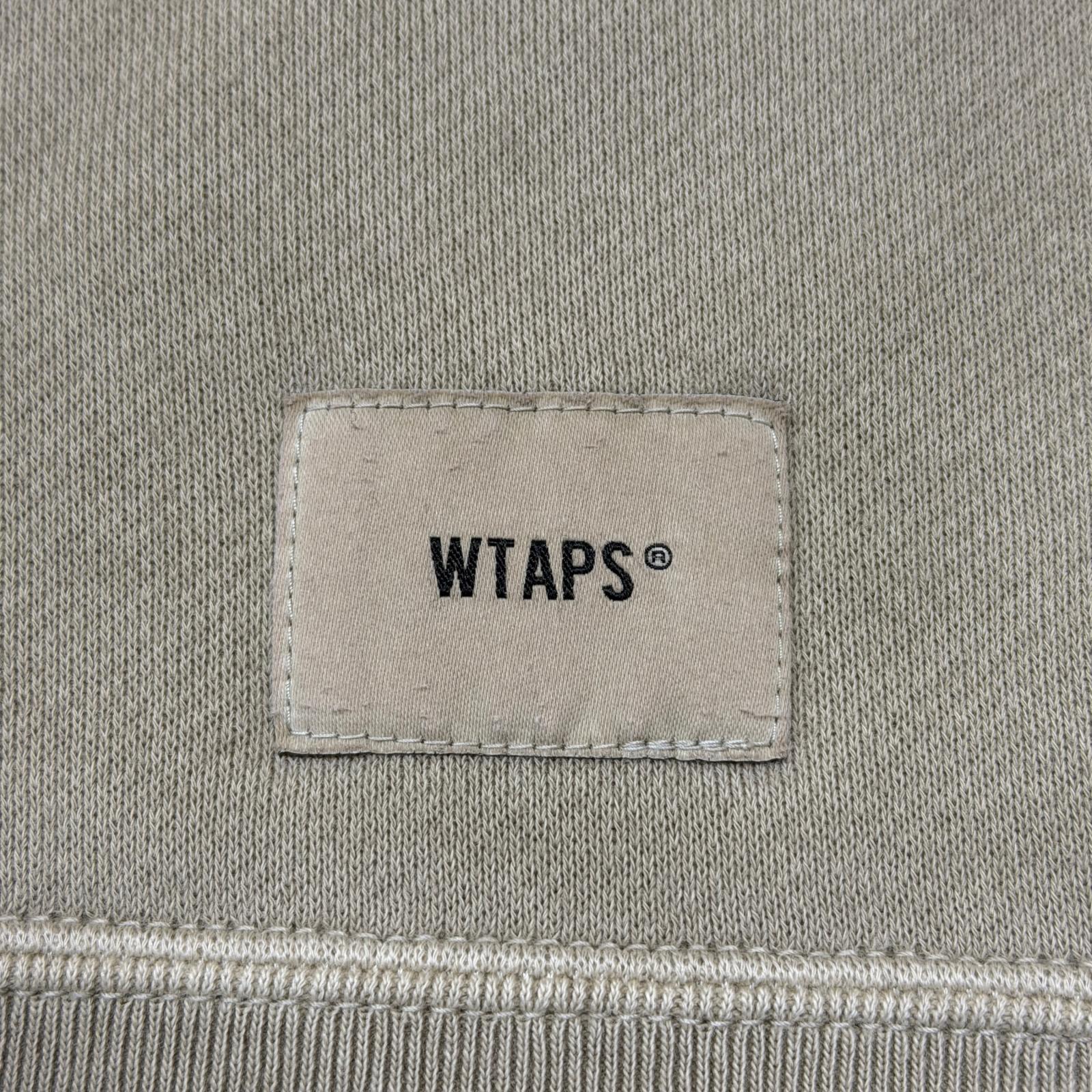 WTAPS 21AW BLANK 01/CREW NECK/COTTON sweatshirt 212ATDT-CSM04 