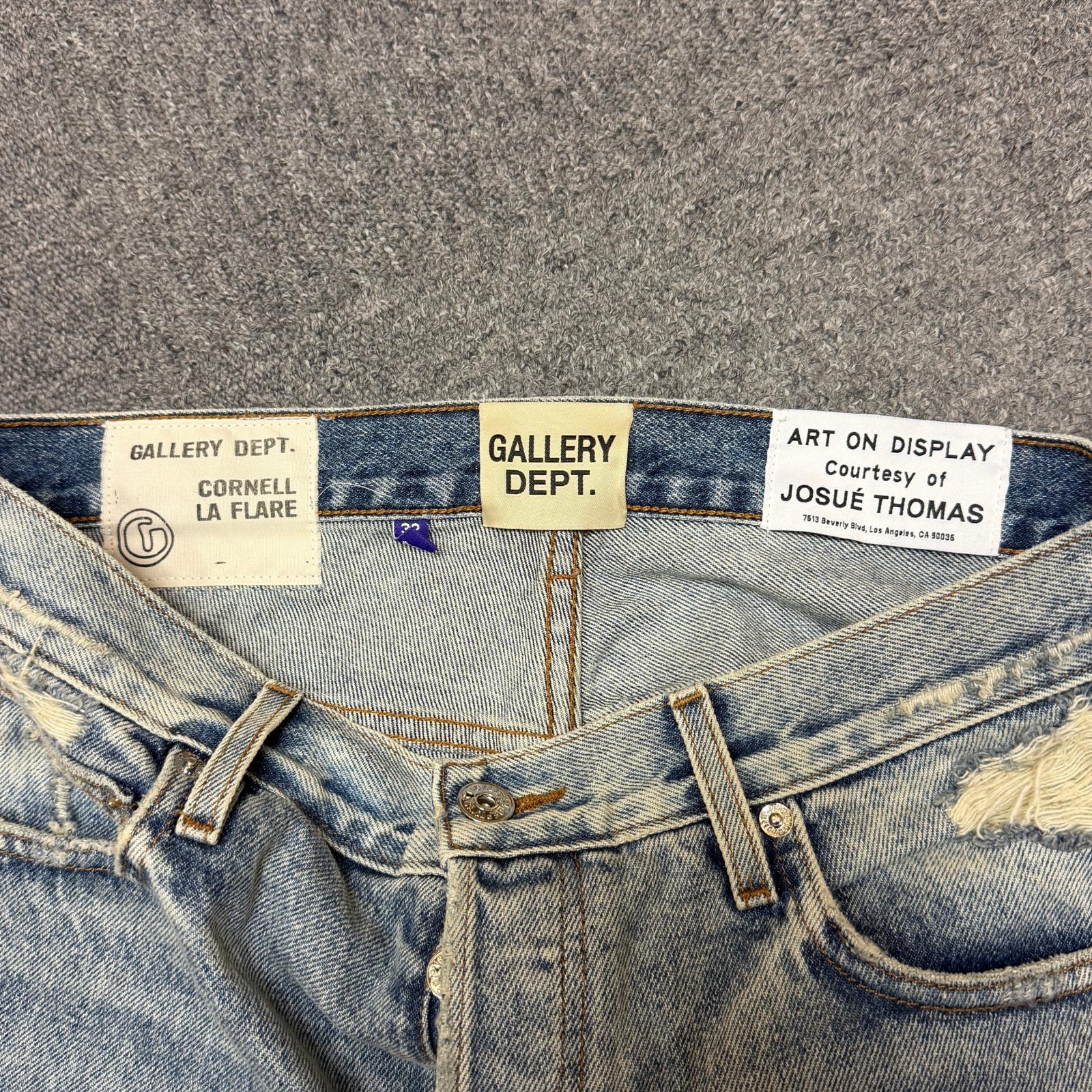 GALLERY DEPT. Cornell La Flare Denim Jeans Indigo 34 （4084M） | eBay