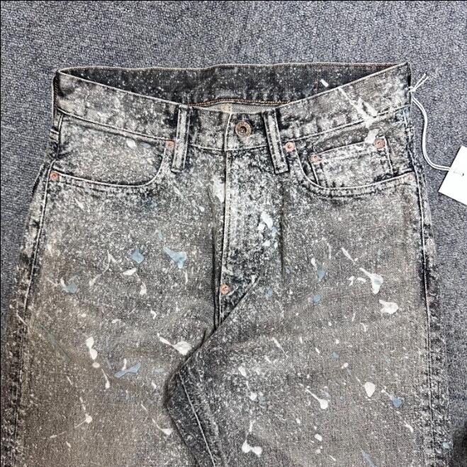 Unused SUGARHILL MOLDED DENIM TROUSERS STRAIGHT CUT 2411300415 