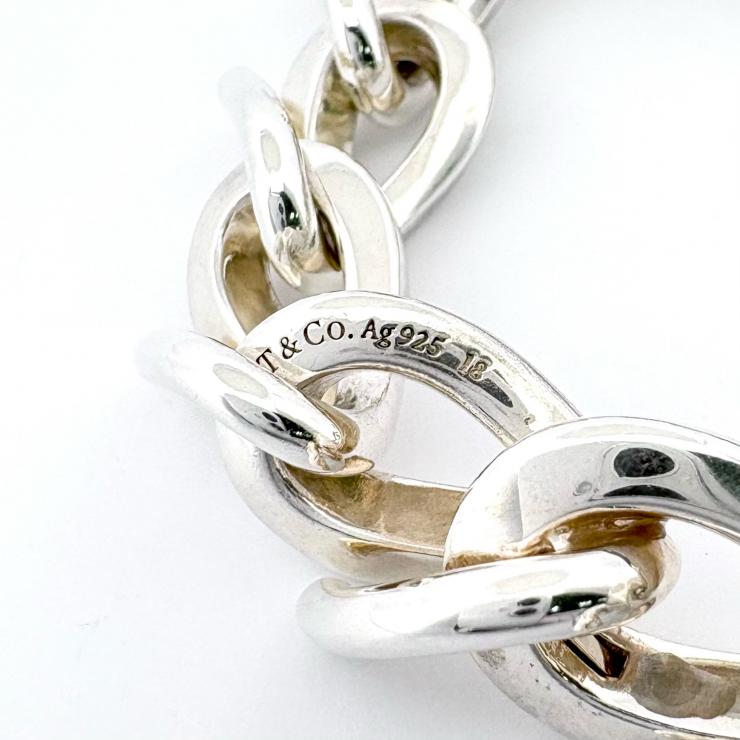 AUTHENTIC TIFFANY&Co. Silver925 72548248 Forge Large Link 16 links