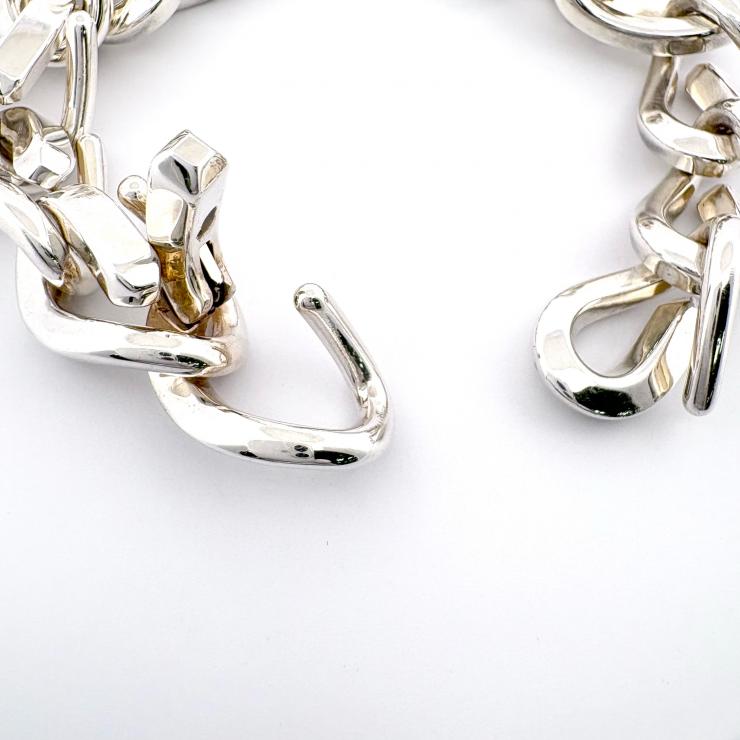 AUTHENTIC TIFFANY&Co. Silver925 72548248 Forge Large Link 16 links
