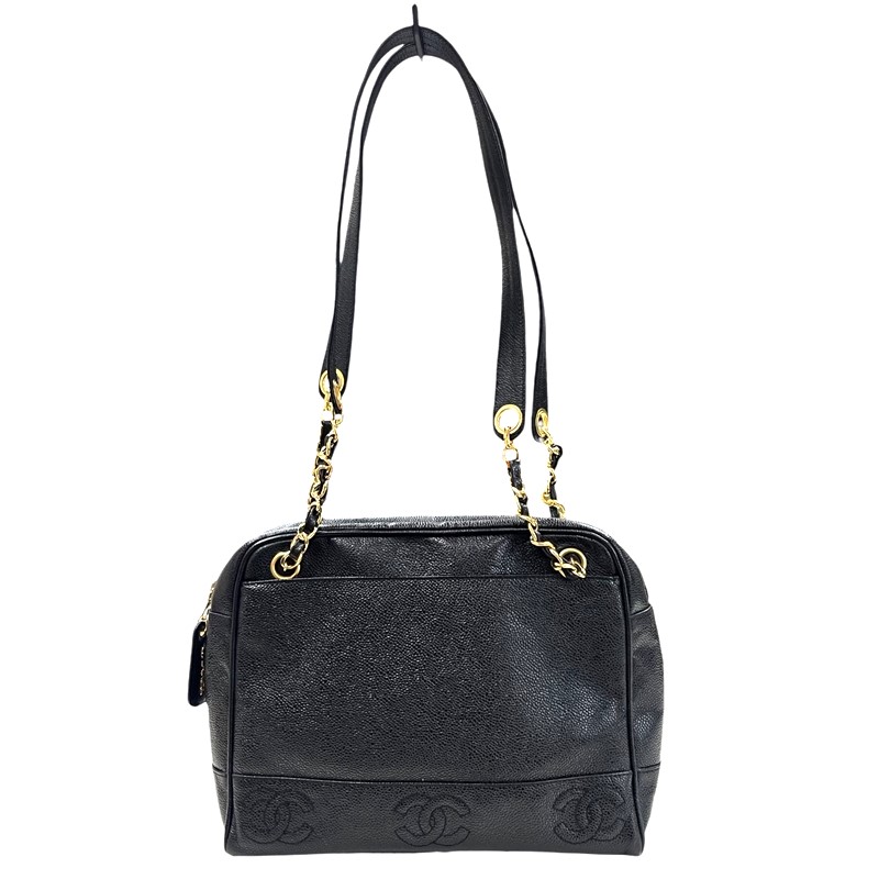CHANEL Triple COCO Mark Chain Handbag Handbag Japan ookura