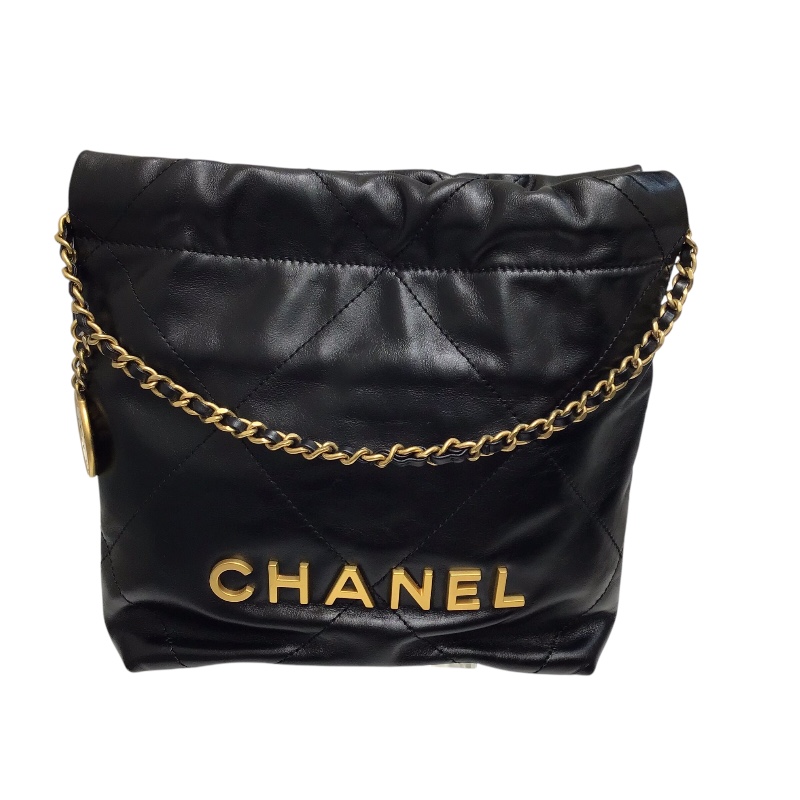 【カジュアルスタイルに♪】 CHANEL 22 ミニ ハンドバッグ 2023/24 AW◇送料込【CHANEL】22 ミニハンドバッグ カーフスキン