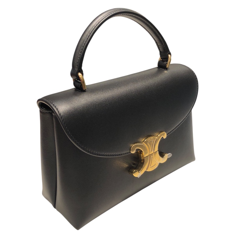 ☆☆CELINE☆☆ [Celine] FW24 Women’s Teen Nino Bag 118113FY TEEN NINO BAG IN SUPPLE GRAINED CALFSKIN - BLACK | CELINE