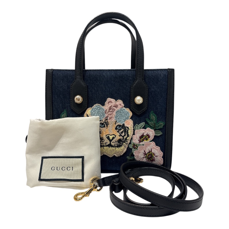 人気定番の Tiger GUCCI Embroidery Japan Bag Shoulder 456546 Bag 2WAY バッグ