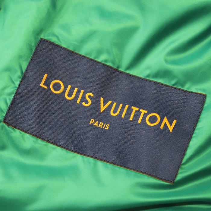 LOUIS VUITTON 2022y Monogram Flower Jacket Mens Size 48 Green Made