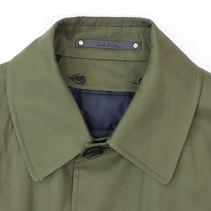 SALE Paul Smith 100％ Cotton Balmacaan Coat With Hunger Mens M2