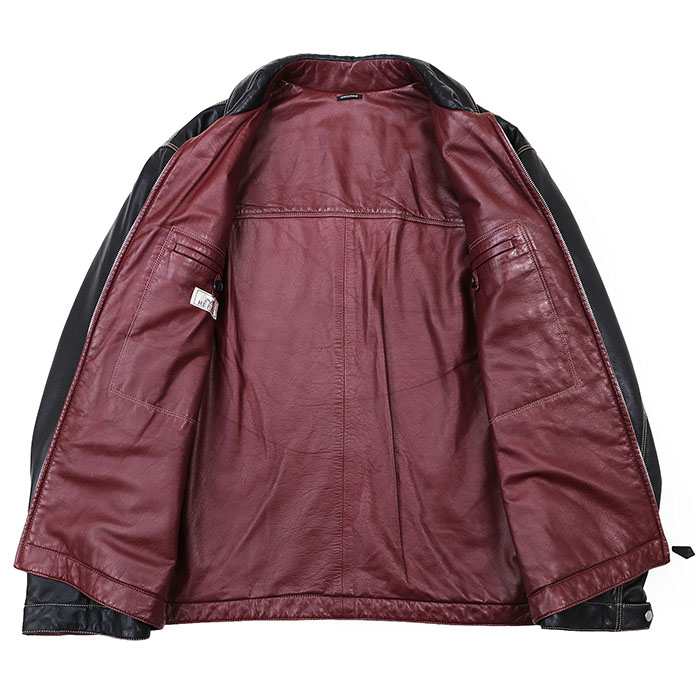 ジャケット・アウター 1980s HERMES 2ND JACKET LEATHER 1980s HERMES 2ND JACKET LEATHER