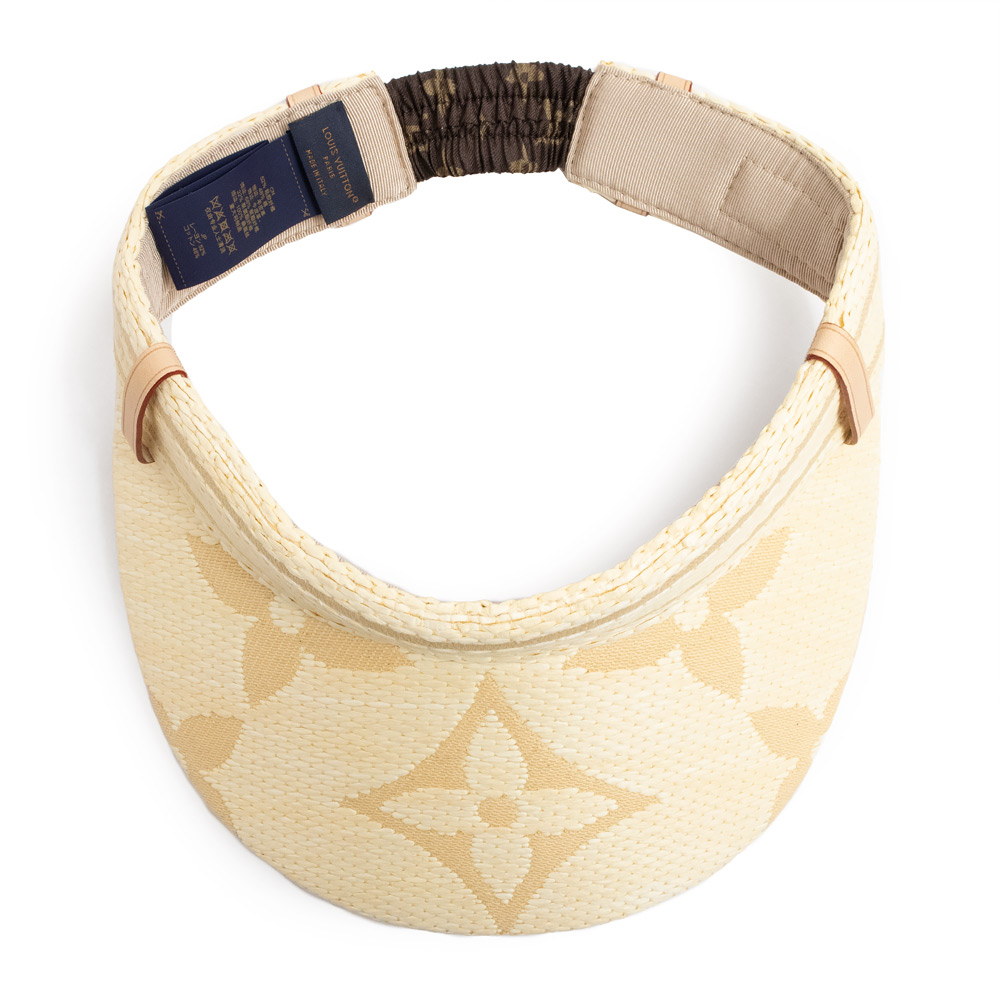 LOUIS VUITTON Visor Beach View Monogram Sun Visor Rayon LOUIS VUITTON Visor Beach View Monogram Sun Visor Rayon