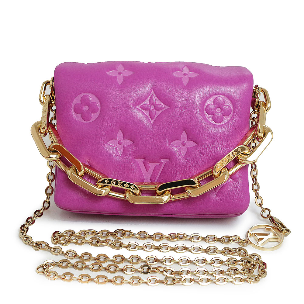 LOUIS VUITTON Coussin Belt Bag Shoulder Bag Lambskin, Orchid  display picture 2