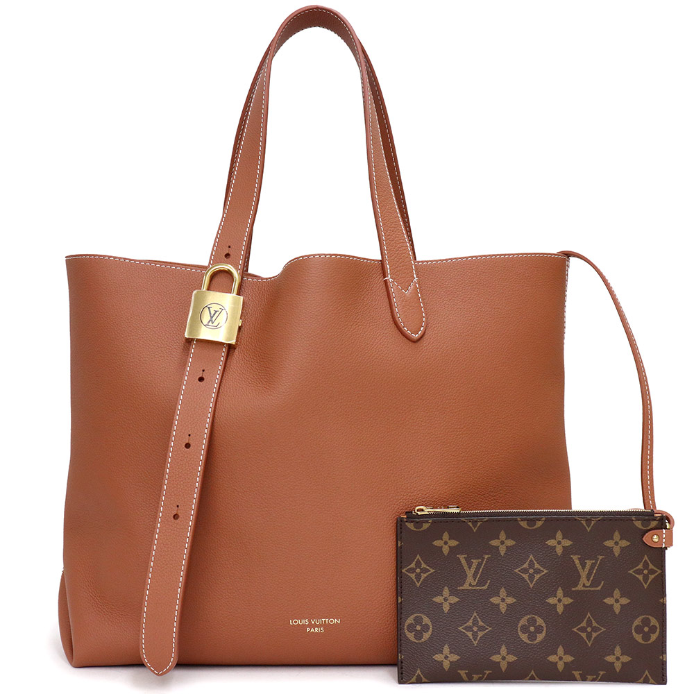 LOUIS VUITTON Lowkey Cabas MM Tote Grain calf leather