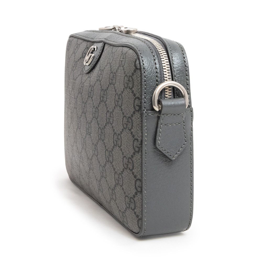 GUCCI Ophidia Small Crossbody Bag GG Supreme canvas, Gray