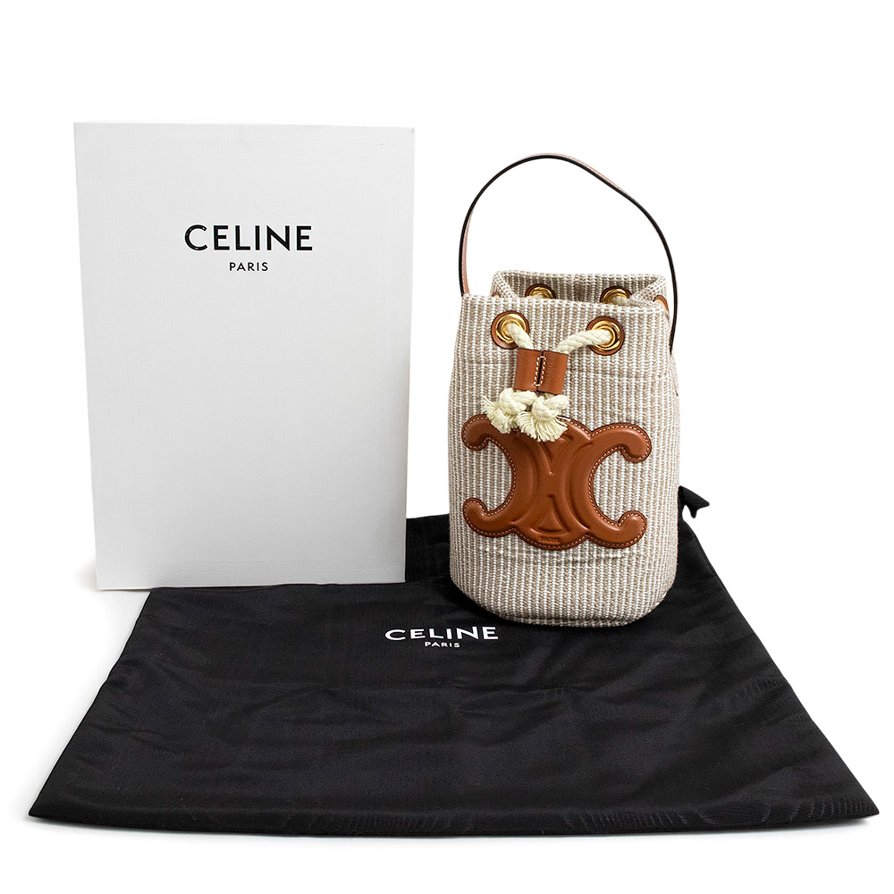 CELINE ハンドバッグ TEEN DRAWSTRING 196532FEA セリーヌ CELINE CELINE ハンドバッグ TEEN DRAWSTRING
