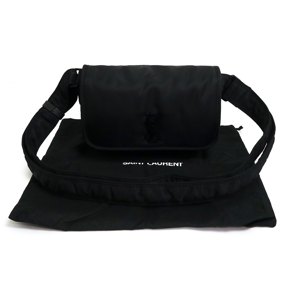 SAINT LAURENT Niki Small Messenger ECONYL Shoulder Bag